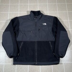 Vintage The North Face Denali Jacket Mens Size L Black Fleece Full Zip Outdoors